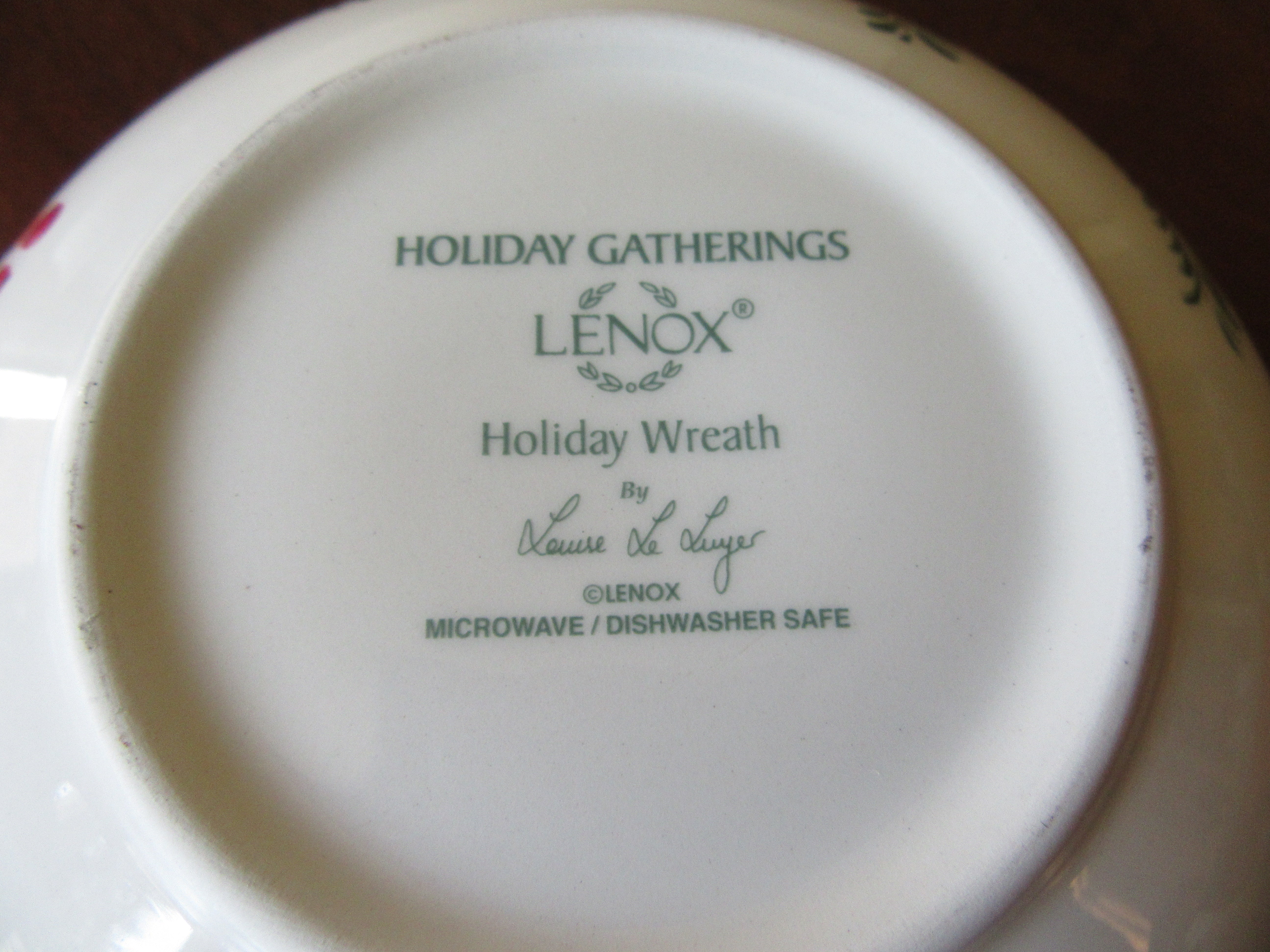 NEW Lenox Holiday Gatherings Holiday Wreath Bowls