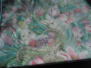 Vintage Bardwil Bunny Rabit Table Cloth Set