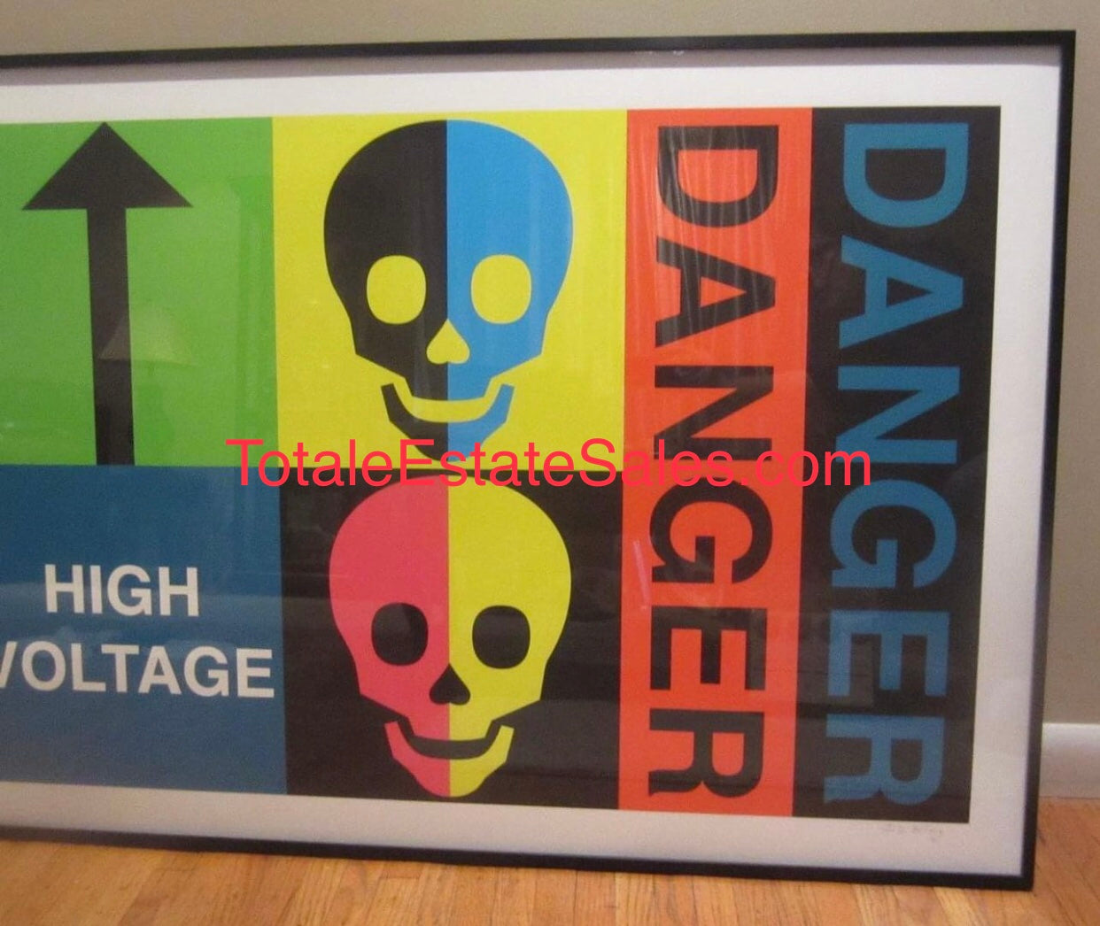 HIGH VOLTAGE Limited Edition Signed J.D. KING Framed Digital Print