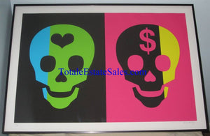 LOVE OR MONEY Limited Edition Signed J.D. KING Framed Digital Print